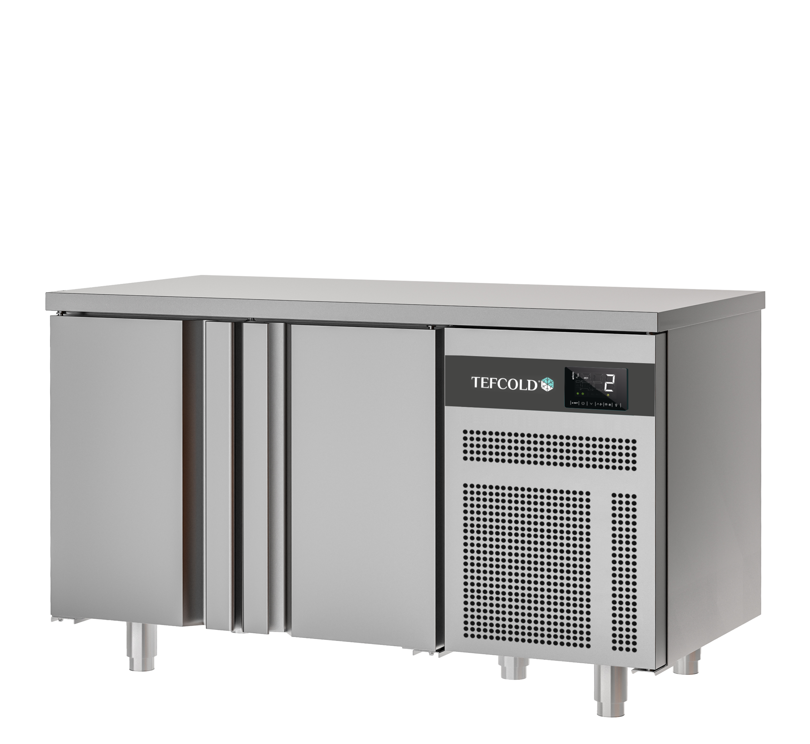 TEFCOLD Vrrieswerkbank 2deurs GN1/1 EURO GN2 BT