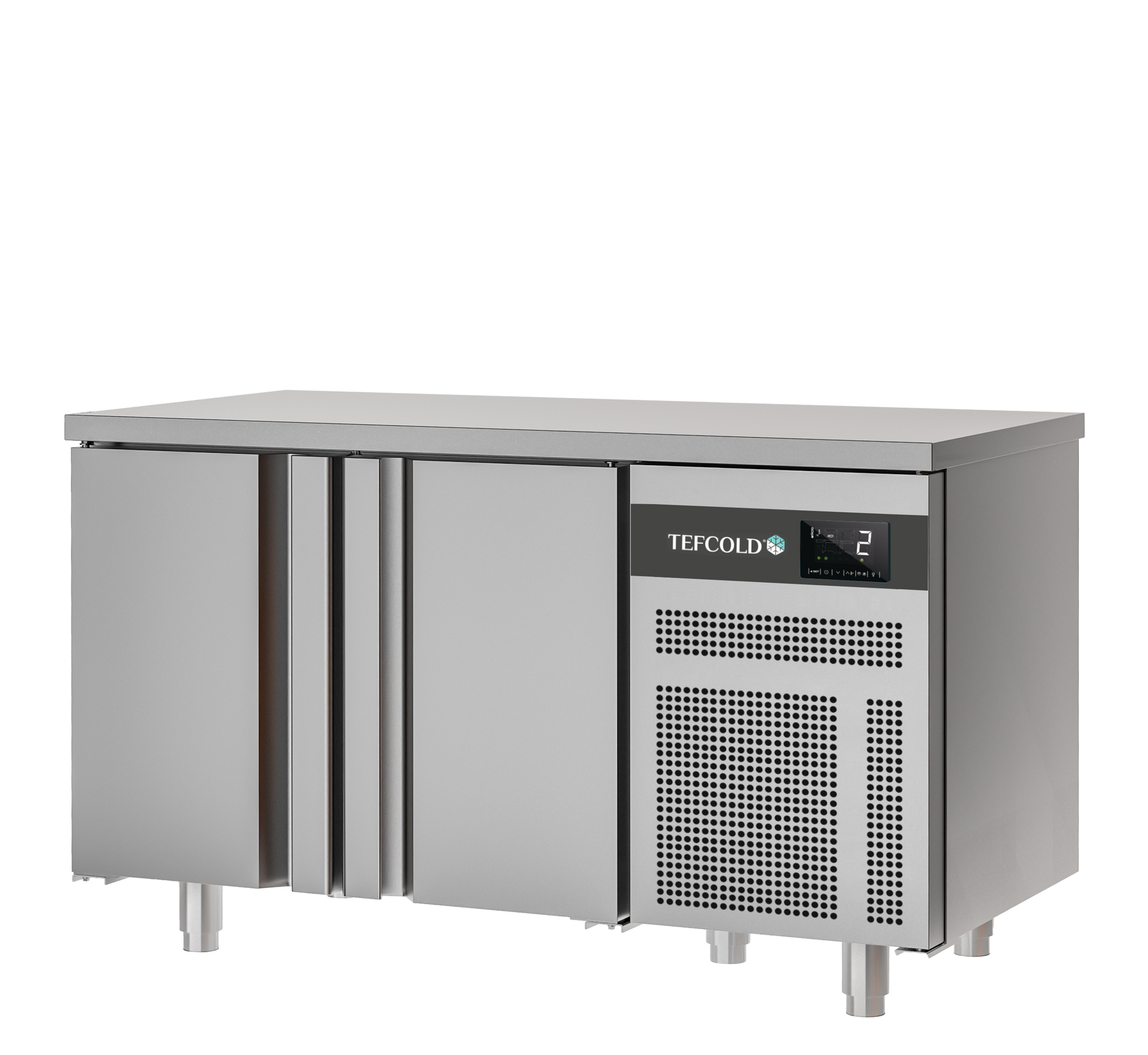 TEFCOLD Vrrieswerkbank 2deurs GN1/1 EURO GN2 BT