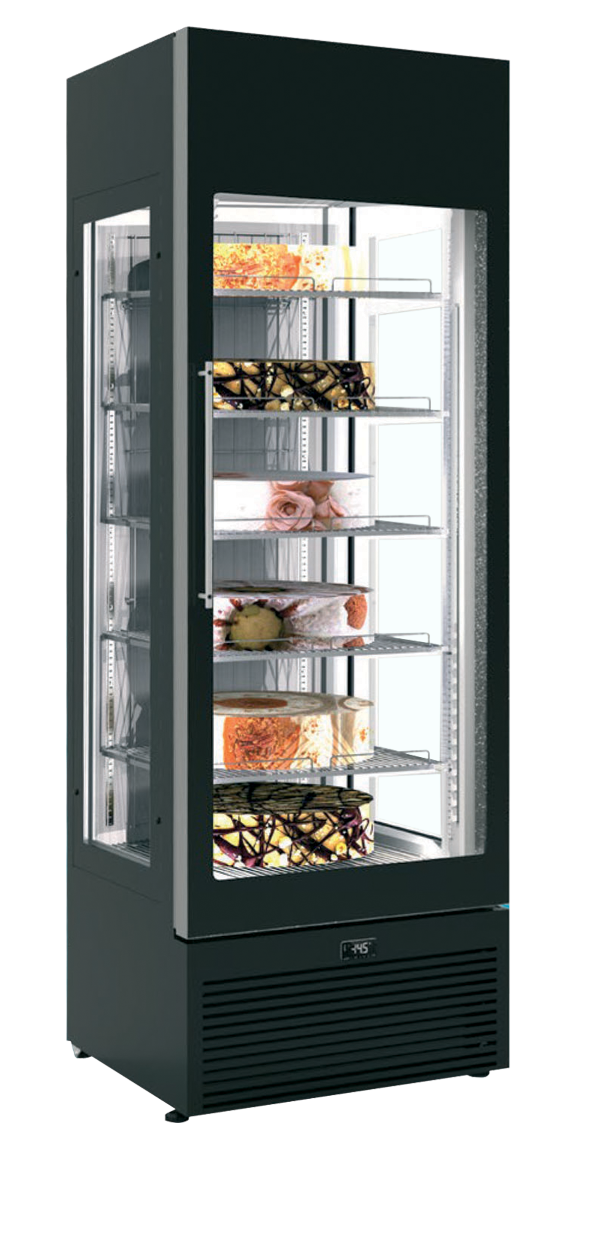 TEFCOLD Vrieskast geventileerd met glasdeur  VENERE NV