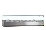 TEFCOLD Opzetkoeling GN1/4 - Glas opkant VK33-150
