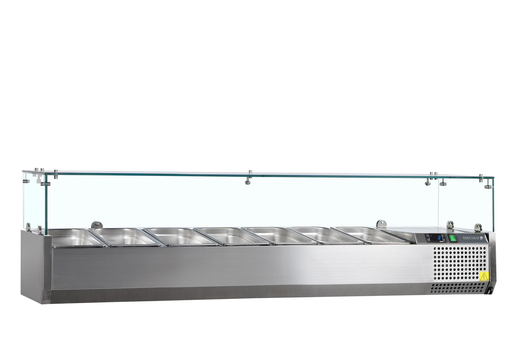 TEFCOLD Opzetkoeling GN1/4 - Glas opkant VK33-150