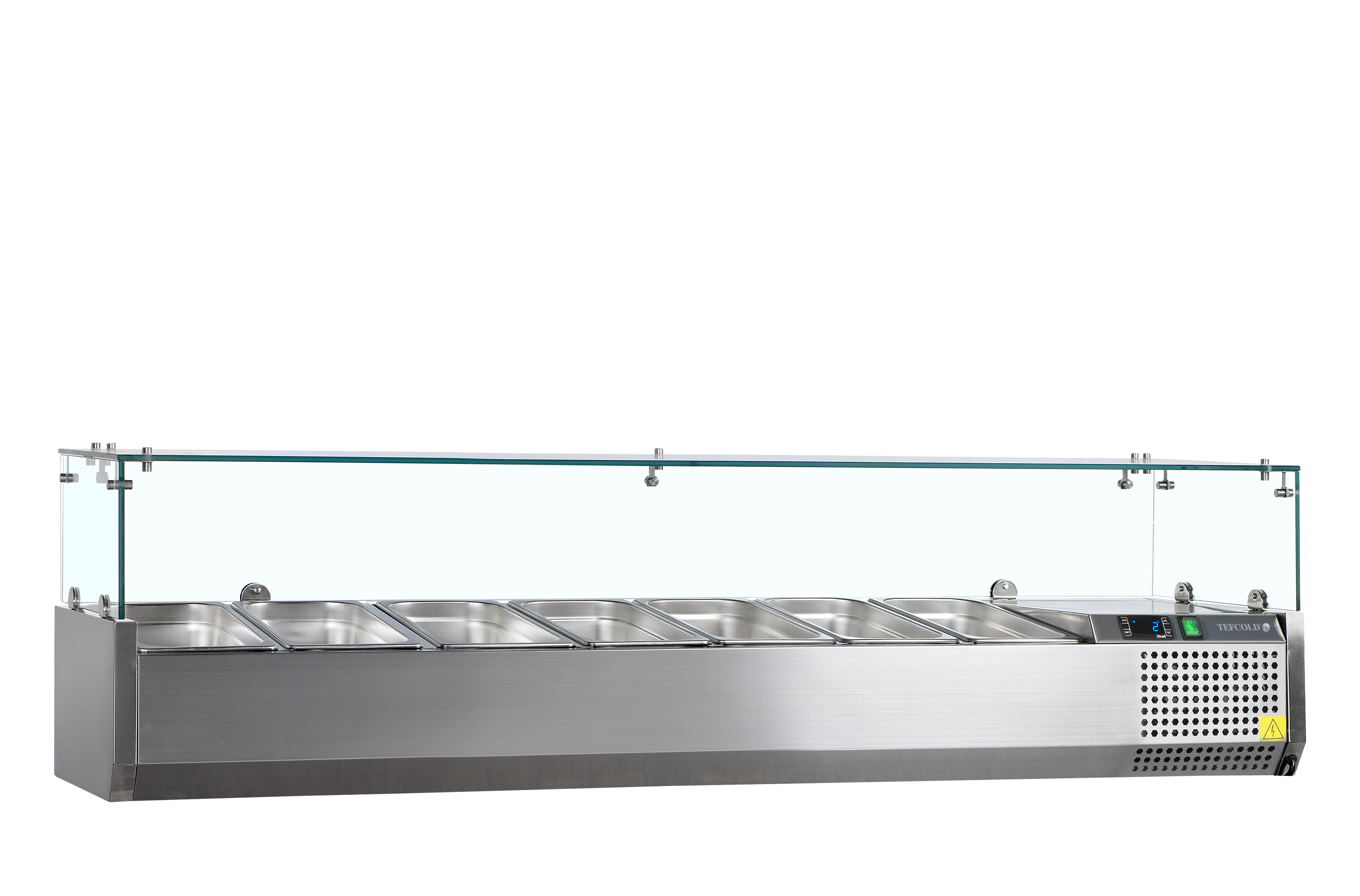TEFCOLD Opzetkoeling GN1/4 - Glas opkant VK33-160