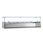 TEFCOLD Opzetkoeling GN1/4 - Glas opkant VK33-140