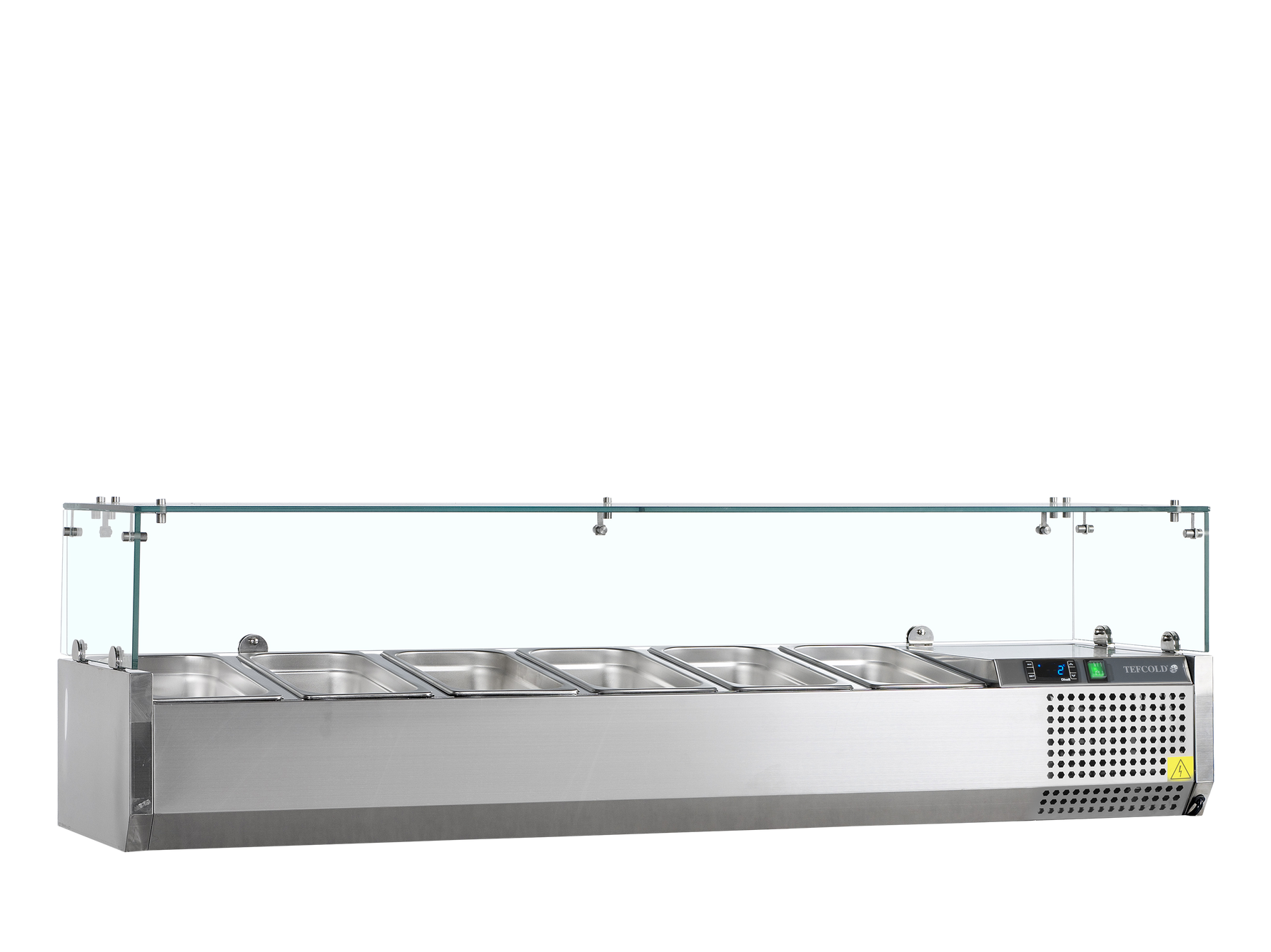 TEFCOLD Opzetkoeling GN1/4 - Glas opkant VK33-140