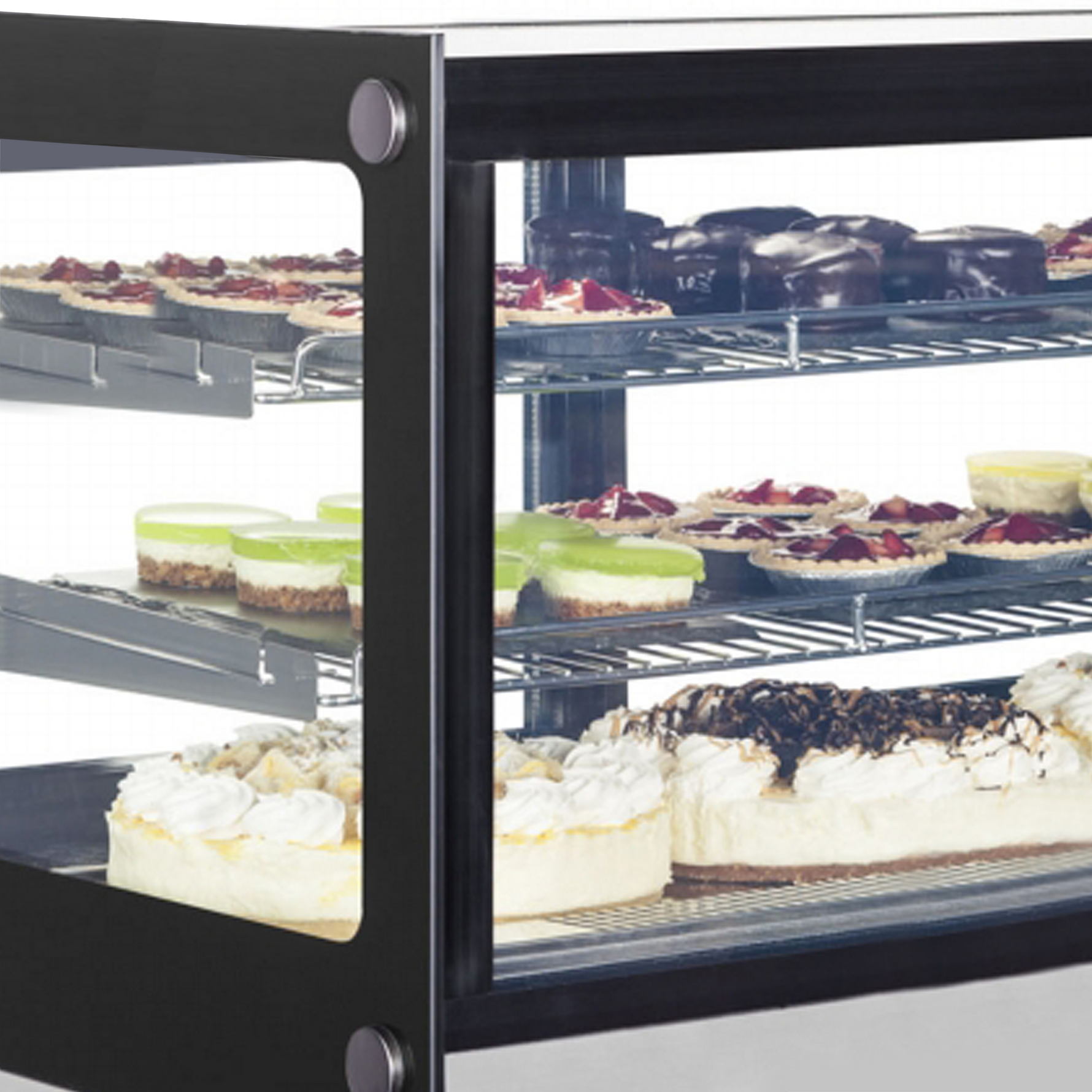 TEFCOLD Koelvitrine - countertop LCT750F/BLACK