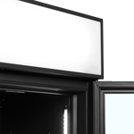 TEFCOLD Zwarte displaykoeler FSC1000H BLACK