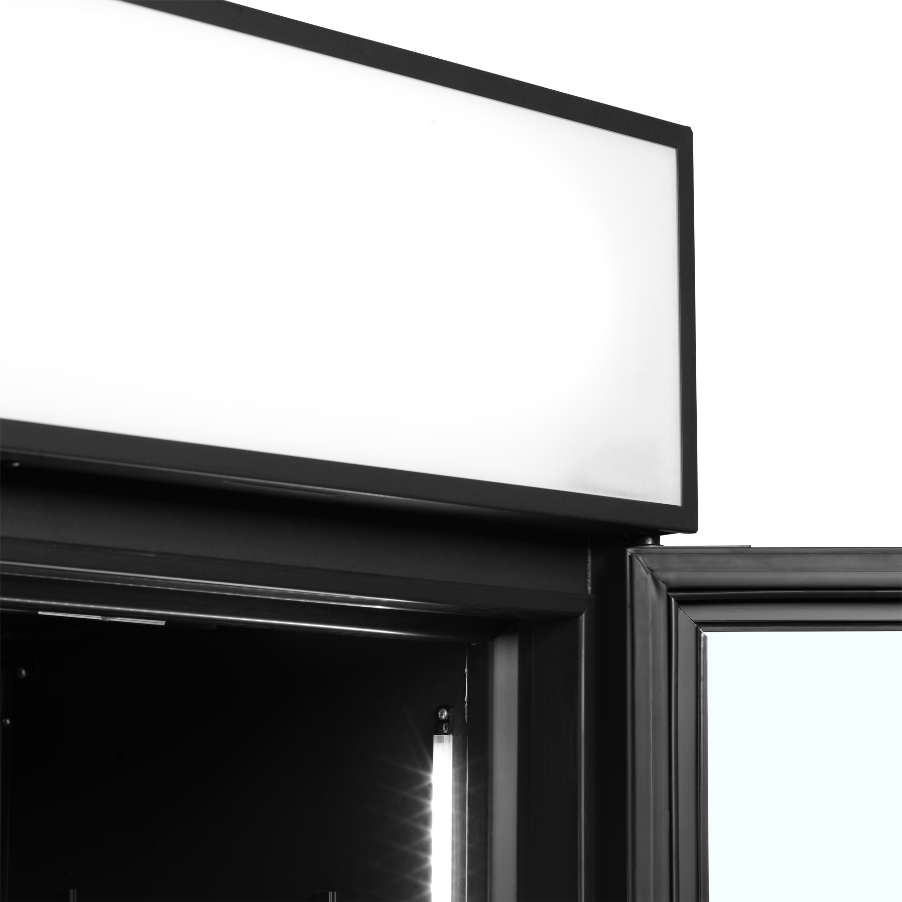 TEFCOLD Zwarte displaykoeler FSC1000H BLACK