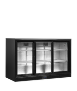 TEFCOLD Barkast met 3 schuifdeuren DB300S-3