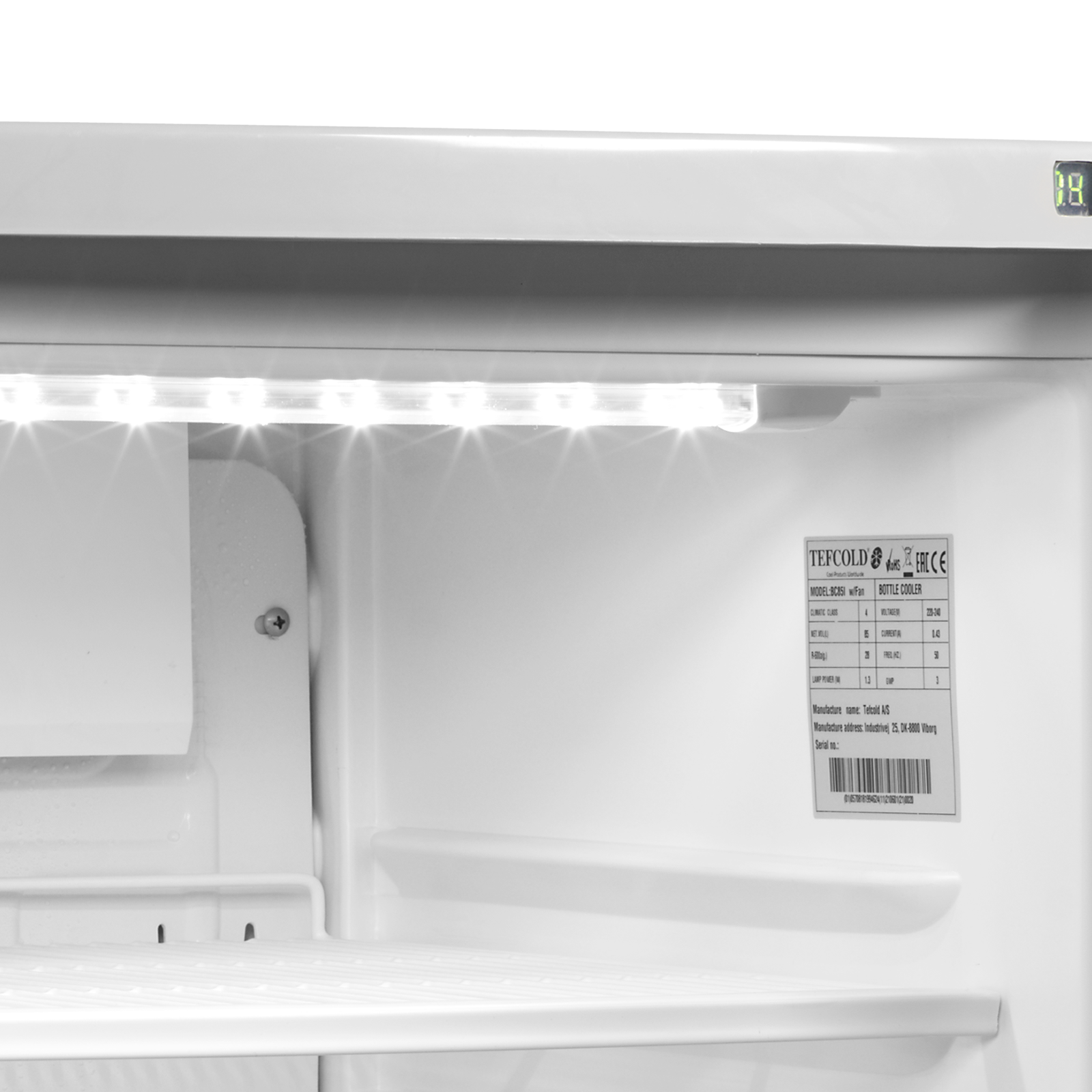 TEFCOLD Flessenkoeler BC85 w/Fan