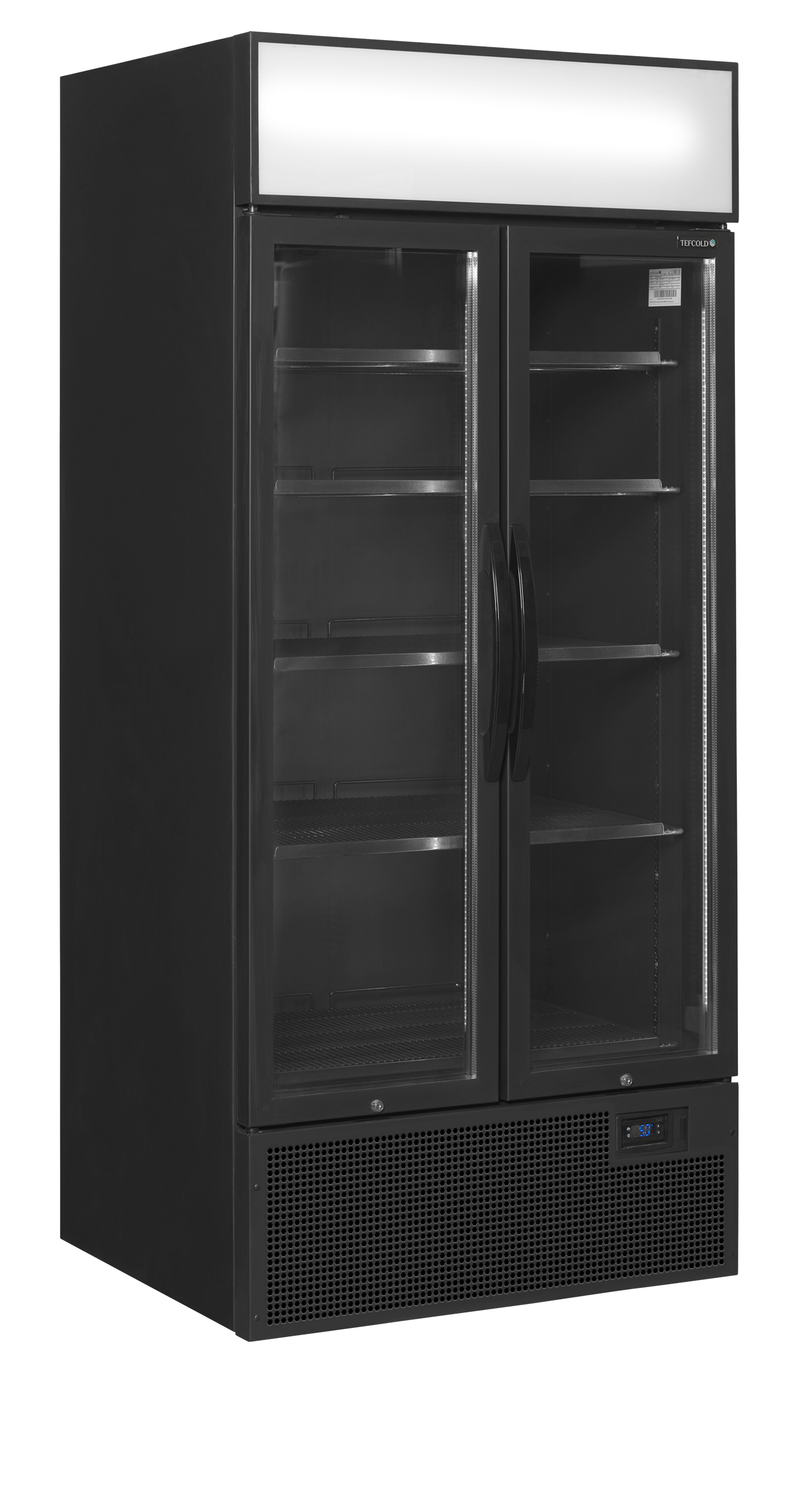 TEFCOLD Zwarte displaykoeler FSC891H Black