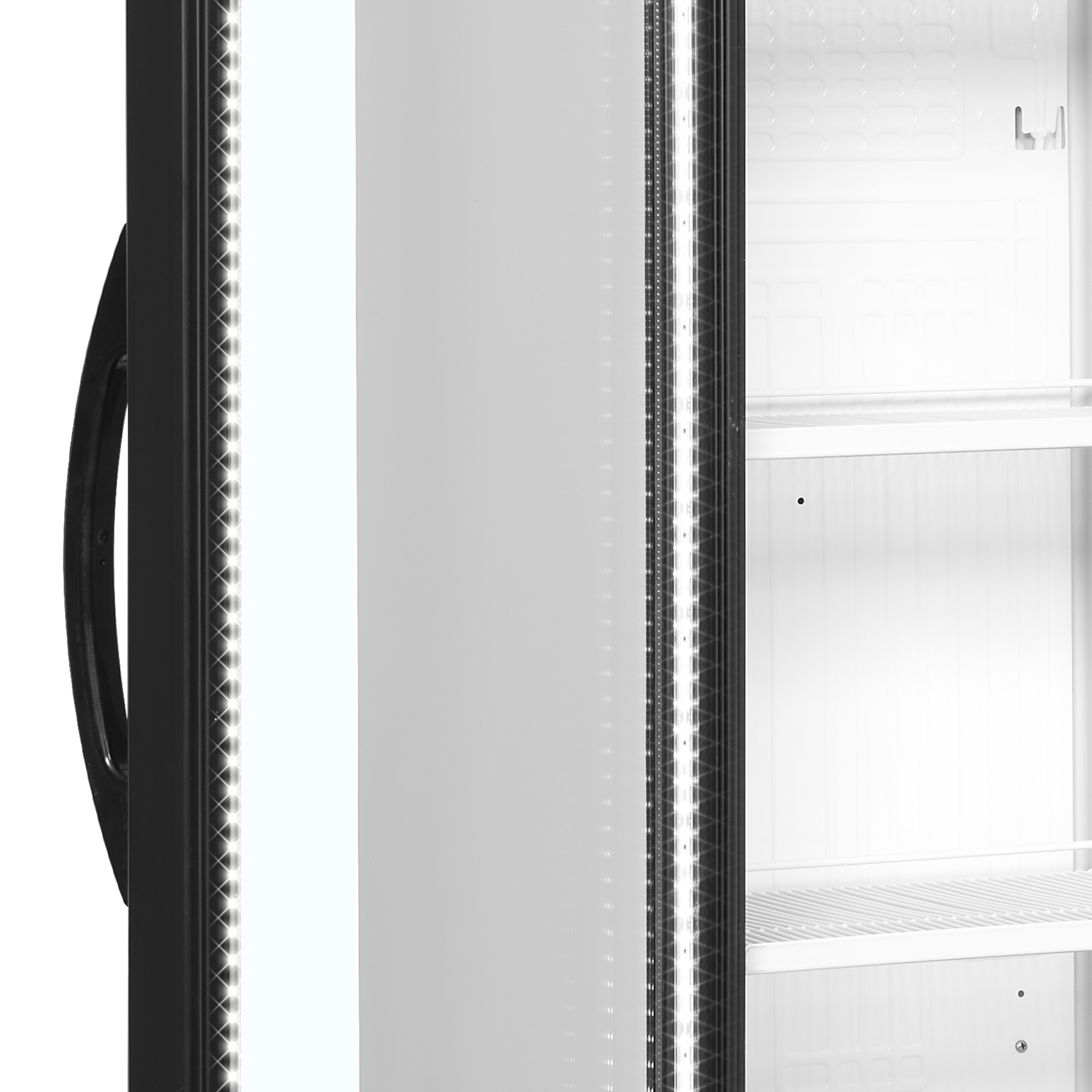 TEFCOLD Flessenkoeler, links scharnierend CEV425CP 2 LED L/H