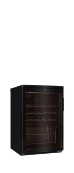 TEFCOLD Zwarte wijnkoeler - Under counter SC85 BLACK
