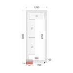 TEFCOLD Vriescelpanelen 120 mm CR 120x300x220