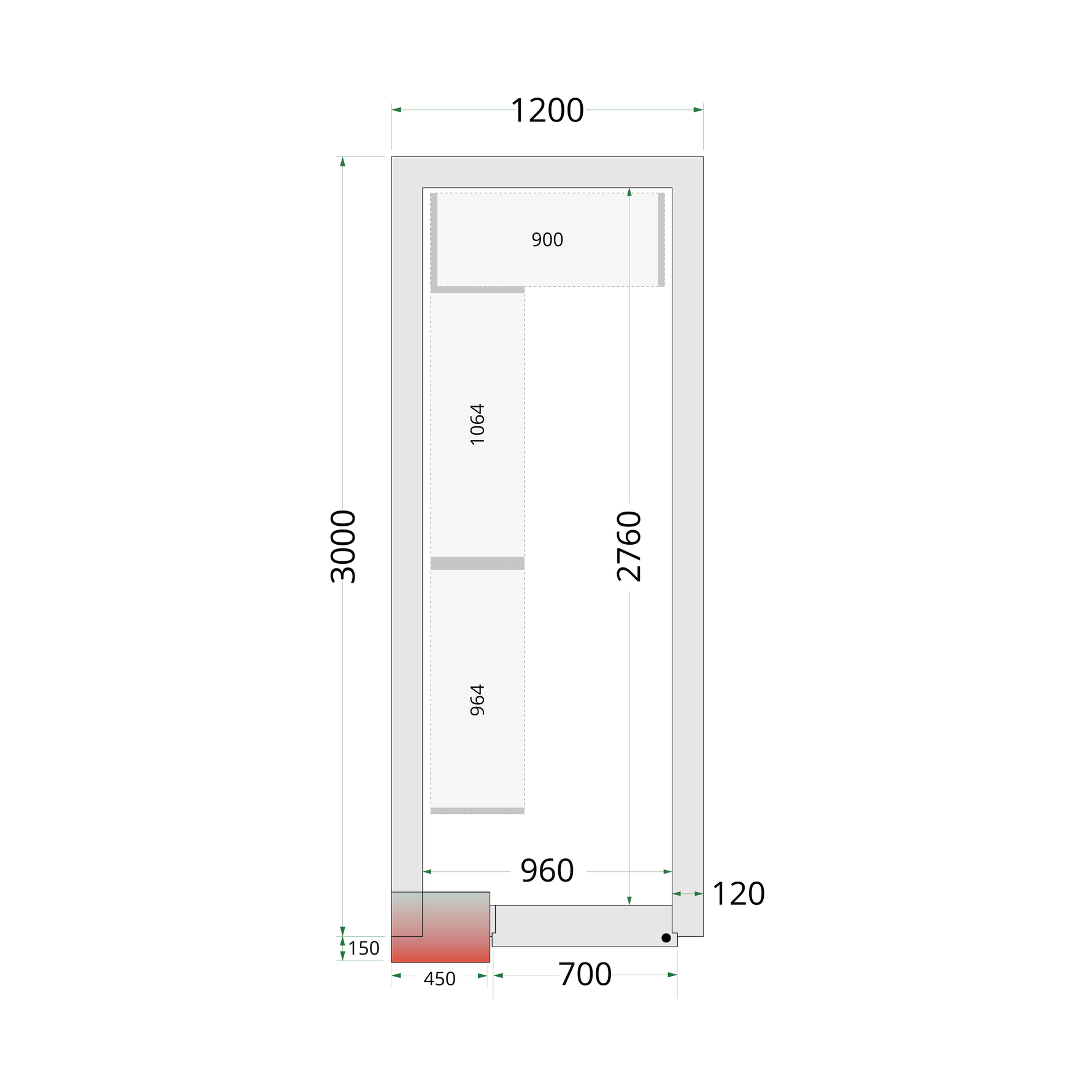 TEFCOLD CRPF1212 / CRPF1215 Shelf Rack System Kit
