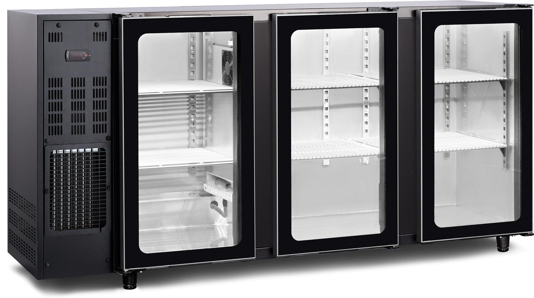 TEFCOLD Barkast met glas deuren (FGB351/206V) TBC3G 206B