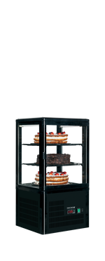 TEFCOLD Koelvitrine - countertop UPD60-BLACK
