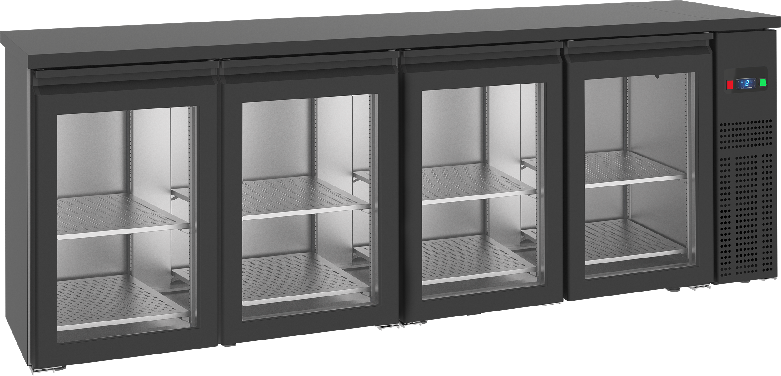 TEFCOLD Doorgeefbarkast - 4 deurs FGB249 DDG