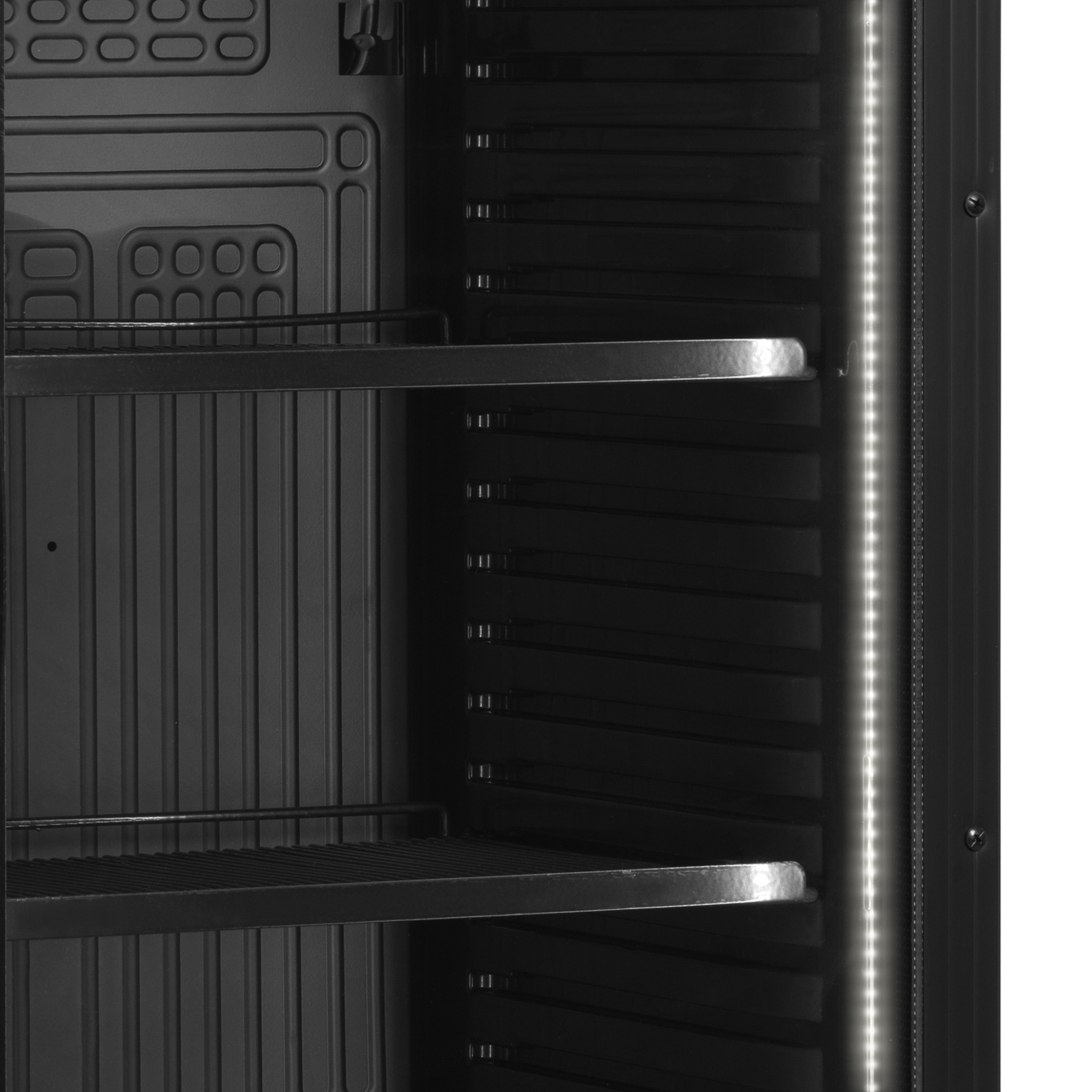 TEFCOLD Zwarte flessenkoeler CEV425 BLACK
