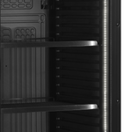 TEFCOLD Zwarte flessenkoeler CEV435 BLACK