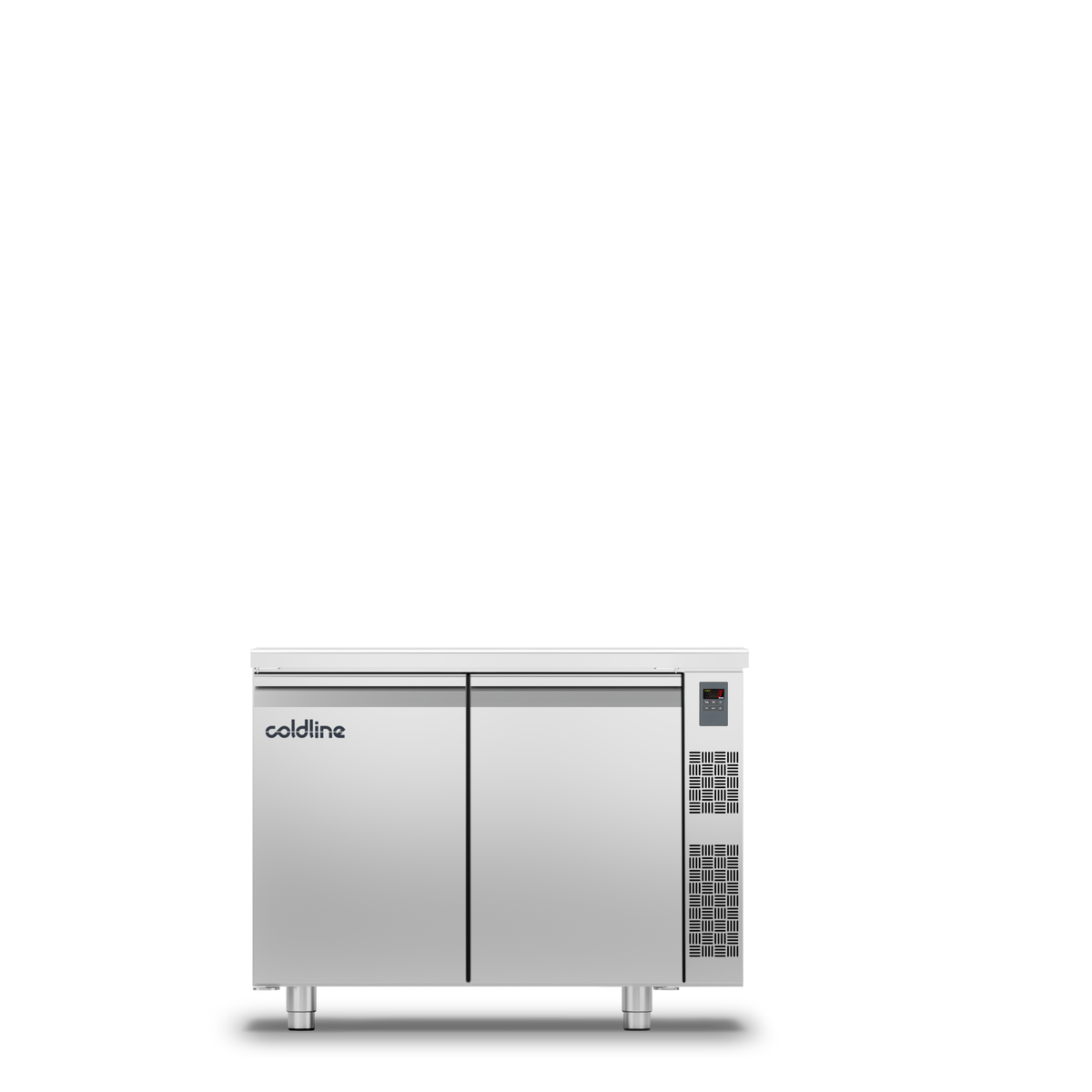 TEFCOLD Geventileerde koelwerkbank 2 deurs GN1/1 - zonder koelgroep MASTER 2P/SG