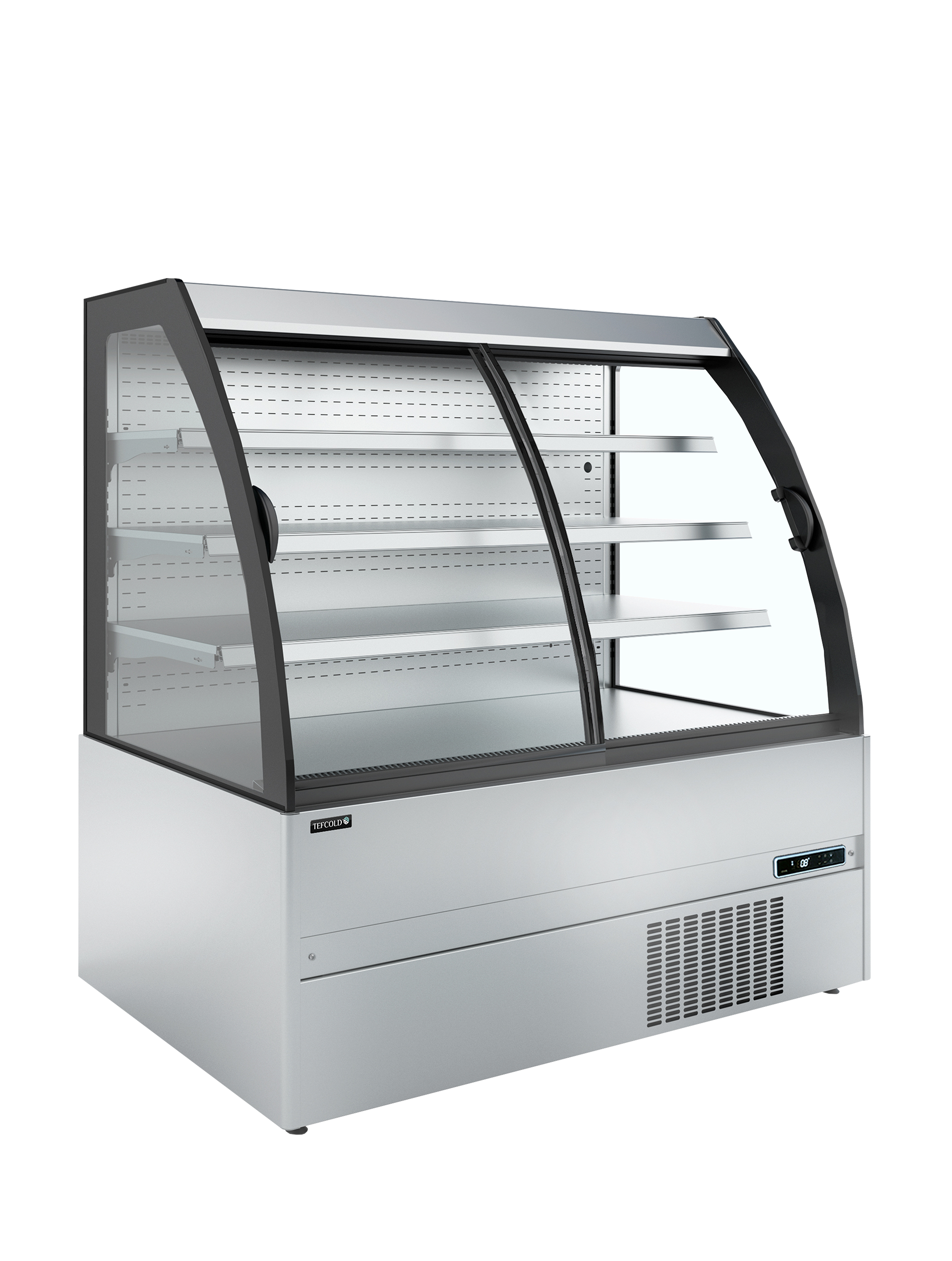 TEFCOLD Lage wandkoeler met schuifdeuren MC+X150S Low LED