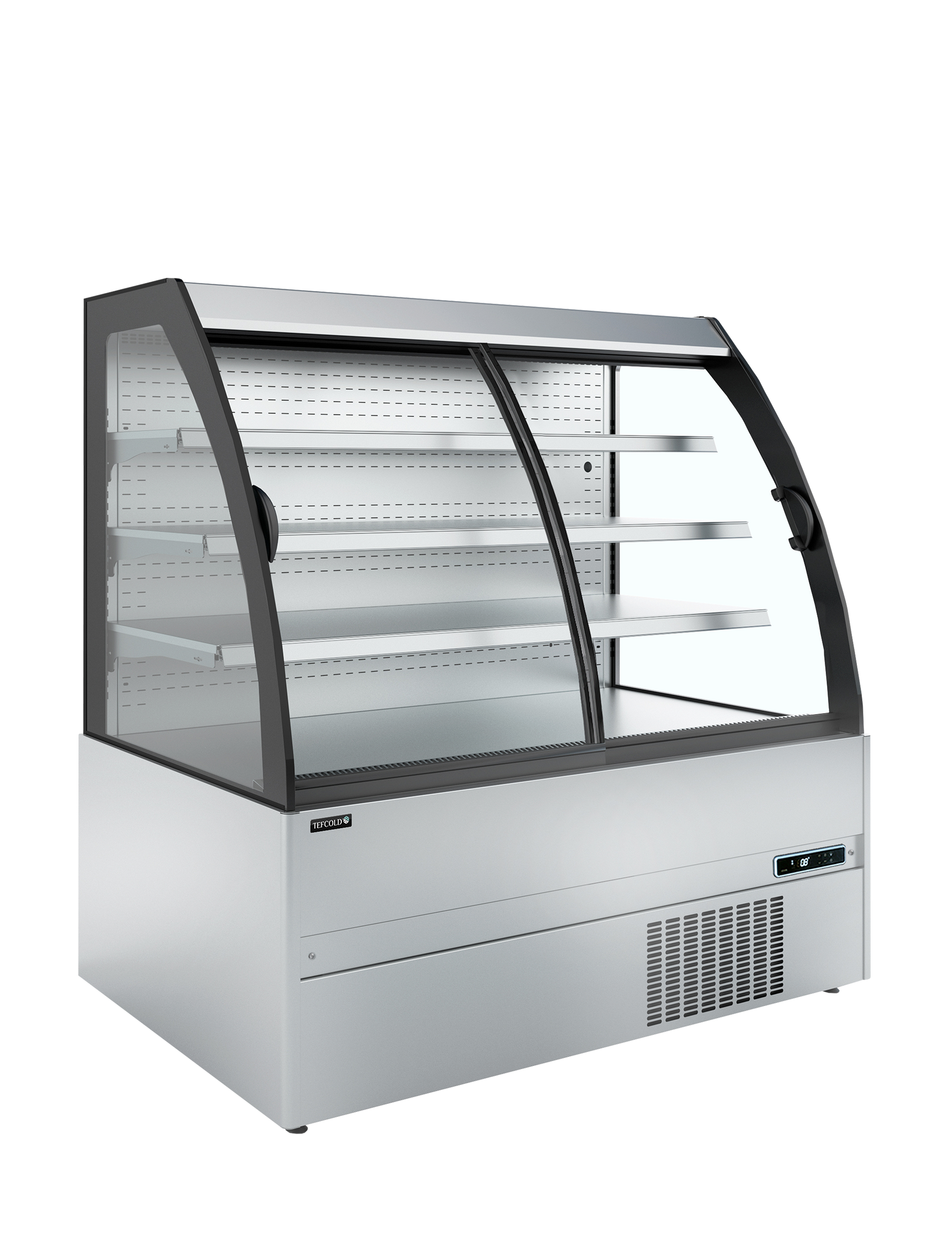 TEFCOLD Lage wandkoeler met schuifdeuren MC+X150S Low LED
