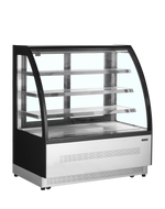 TEFCOLD Koelvitrine LPD1200C/BLACK