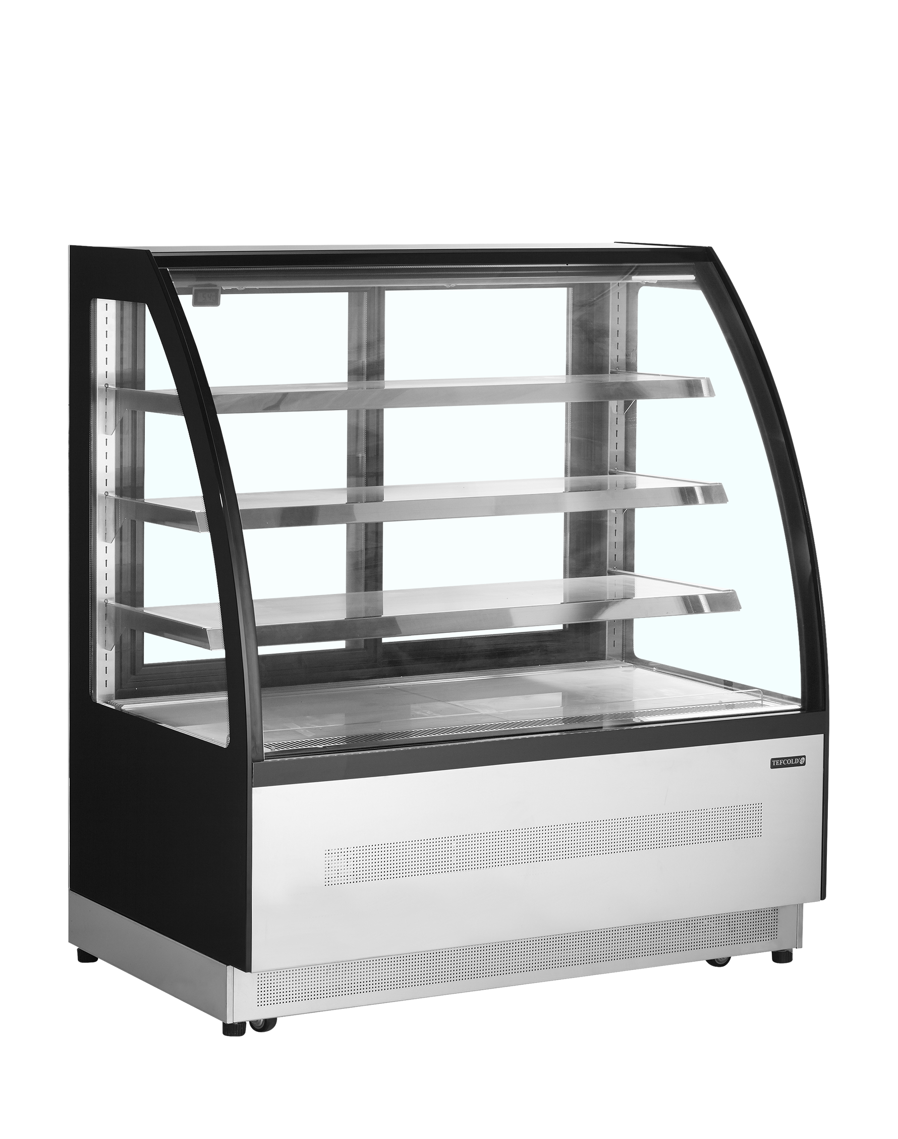 TEFCOLD Koelvitrine LPD1200C/BLACK