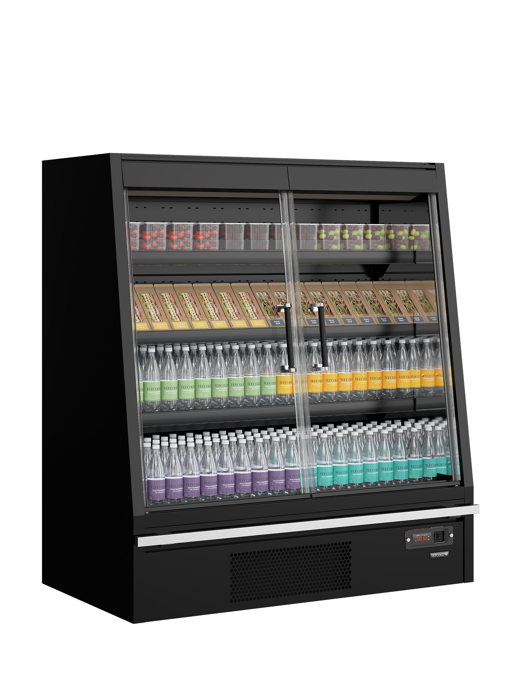 TEFCOLD Multideckkoeler, supermarkt Galaxy+ GPL14FGD Black