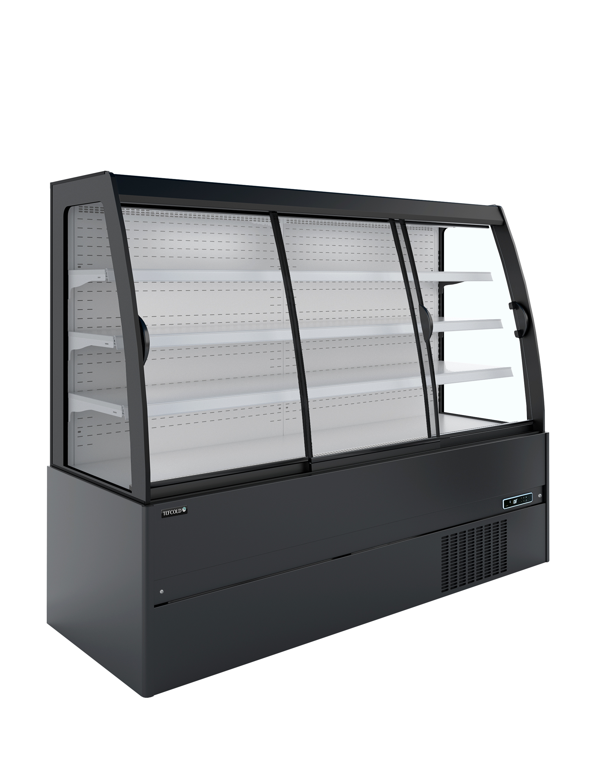 TEFCOLD Lage wandkoeler met schuifdeuren MCWB200S Low