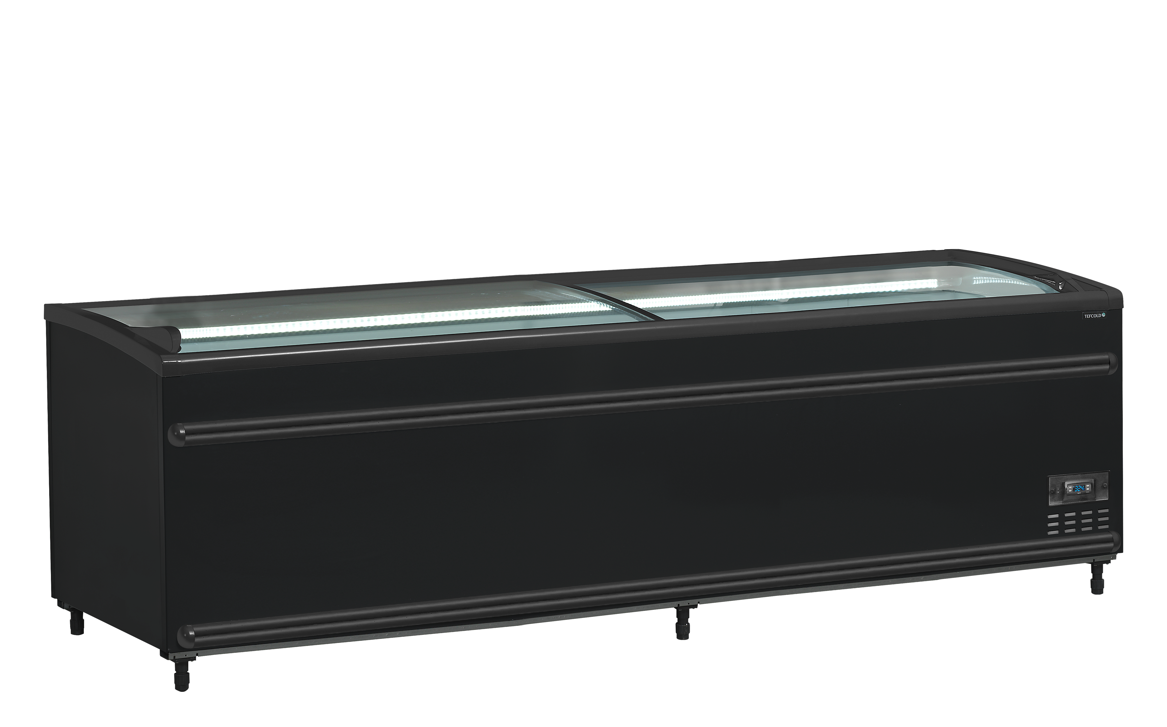 TEFCOLD Zwarte supermarktkoeler/-vriezer SFI250B-CF VS