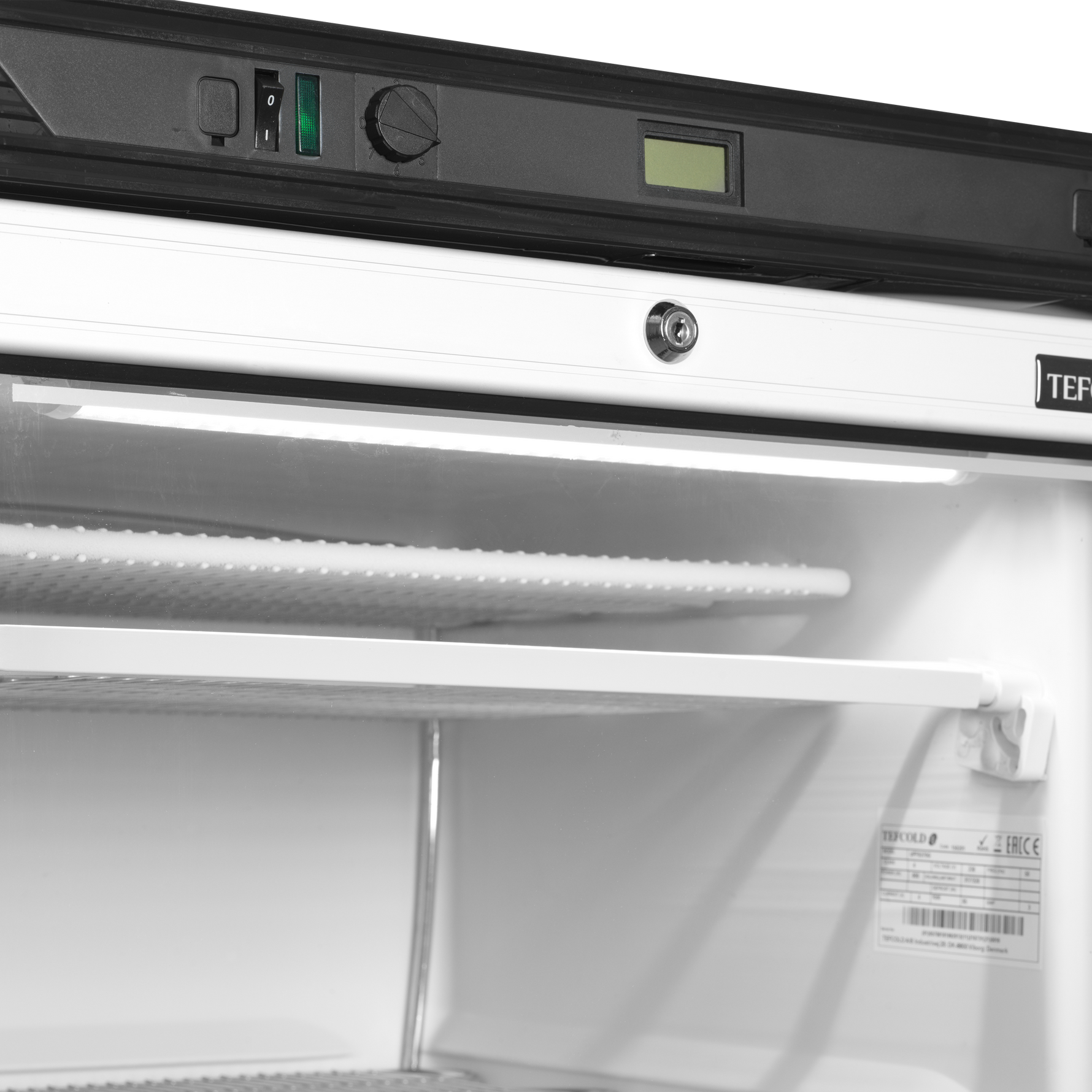 TEFCOLD Vrieskast glasdeur UFFS371G