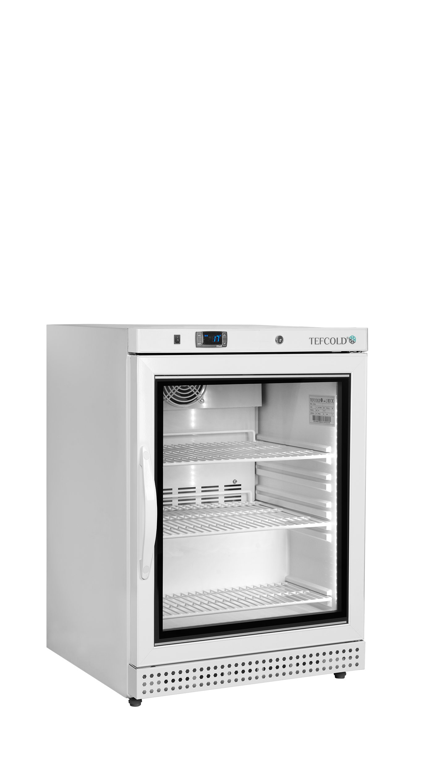TEFCOLD Displayvrieskast UF200VGW