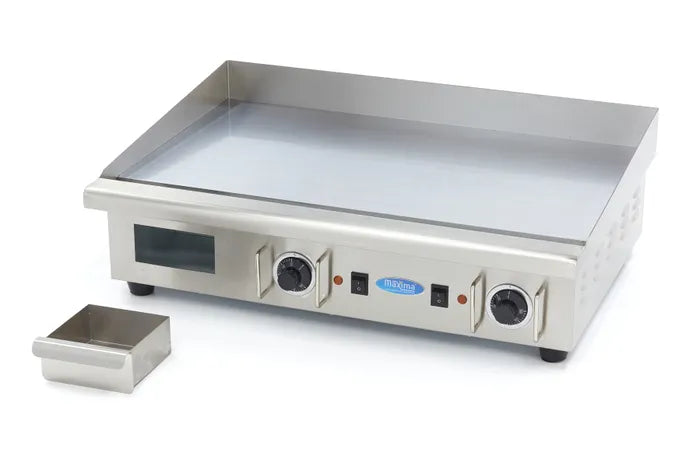 Grillplaat - Glad Chroom - 73 cm - incl. Opvangbak - 400V