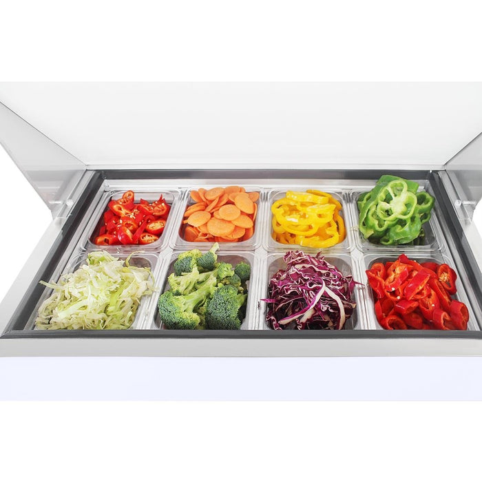 Polar U-serie saladette 154L 8x GN 1/6