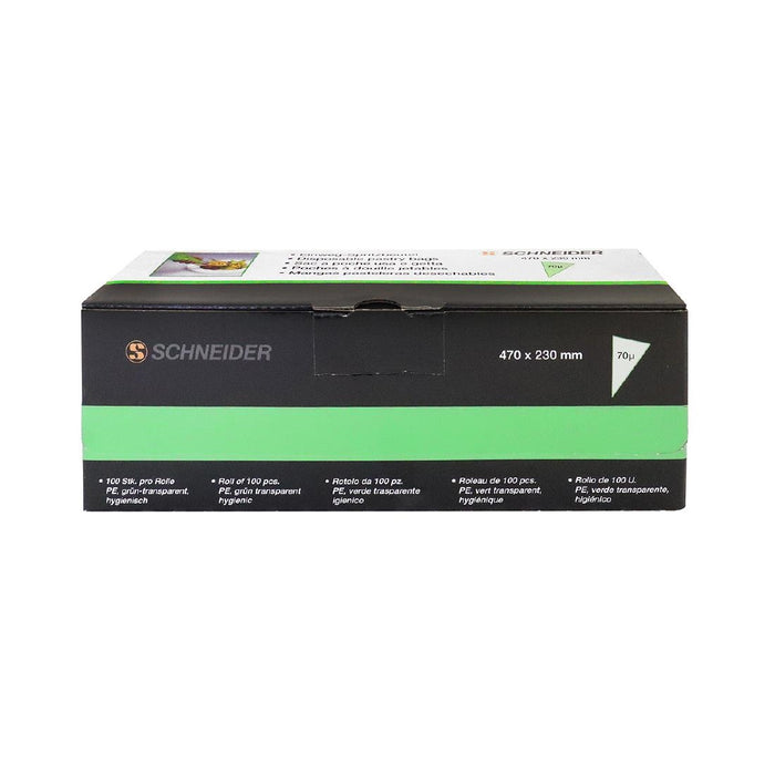 Schneider wegwerpspuitzakken groen 47cm (100 stuks)