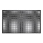 Jantex rubberen antivermoeidheidsmat zwart 150 x 90cm