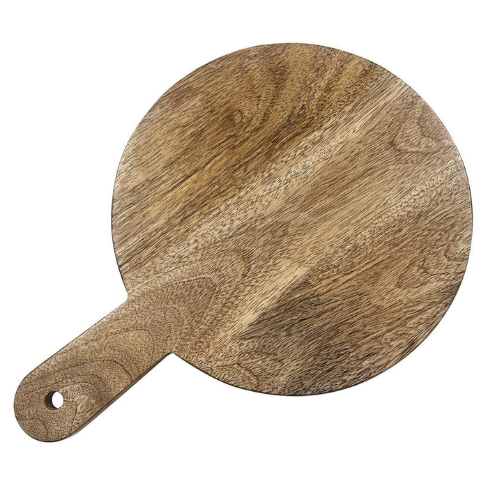 Olympia Ronde Displaystandaard van Mangohout met Metalen Poten 350x250x80mm