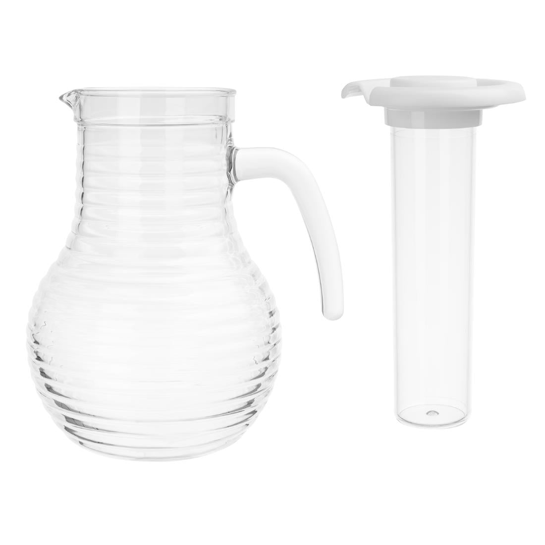 Olympia Kristallon Kan Met Koelbuis Polycarbonaat Geribbeld 1600ml
