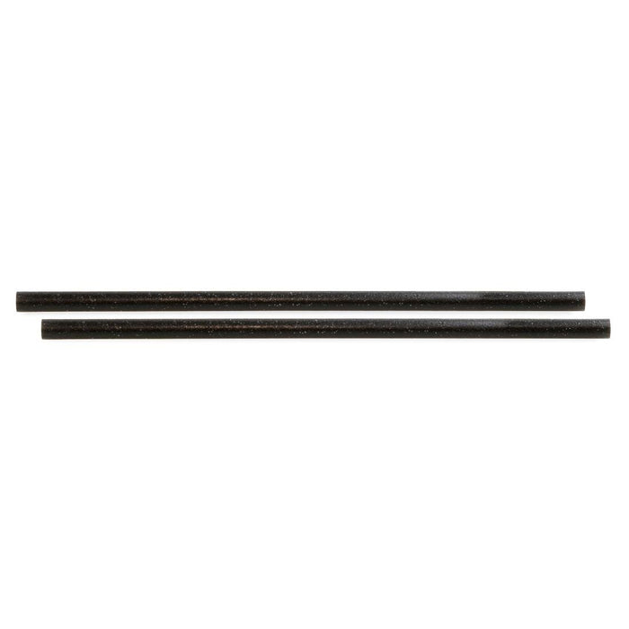 Sier Disposables Refork rechte rietjes zwart ø 6 mm / 20cm (doos 100)