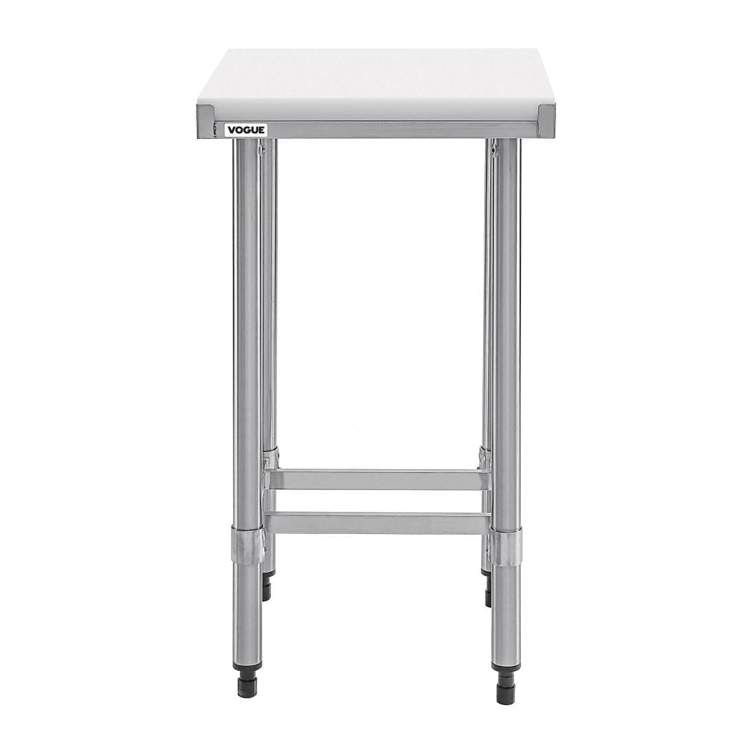 Vogue RVS snijtafel met HDPE snijplank 50cm