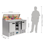 Polar G-serie gekoelde saladette 390L