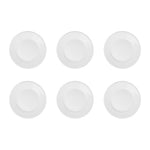 Olympia Athena borden met brede rand 28cm wit (6 stuks)