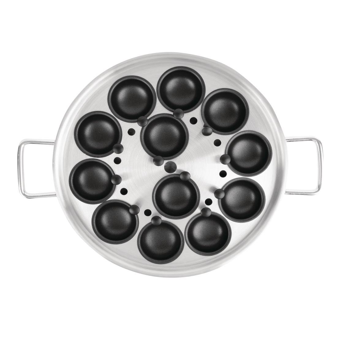 Vogue aluminium eierpocherset 35cm