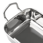 Olympia Tafel Presentatie Vierkant Schaal Roestvrij Staal 115X115mm