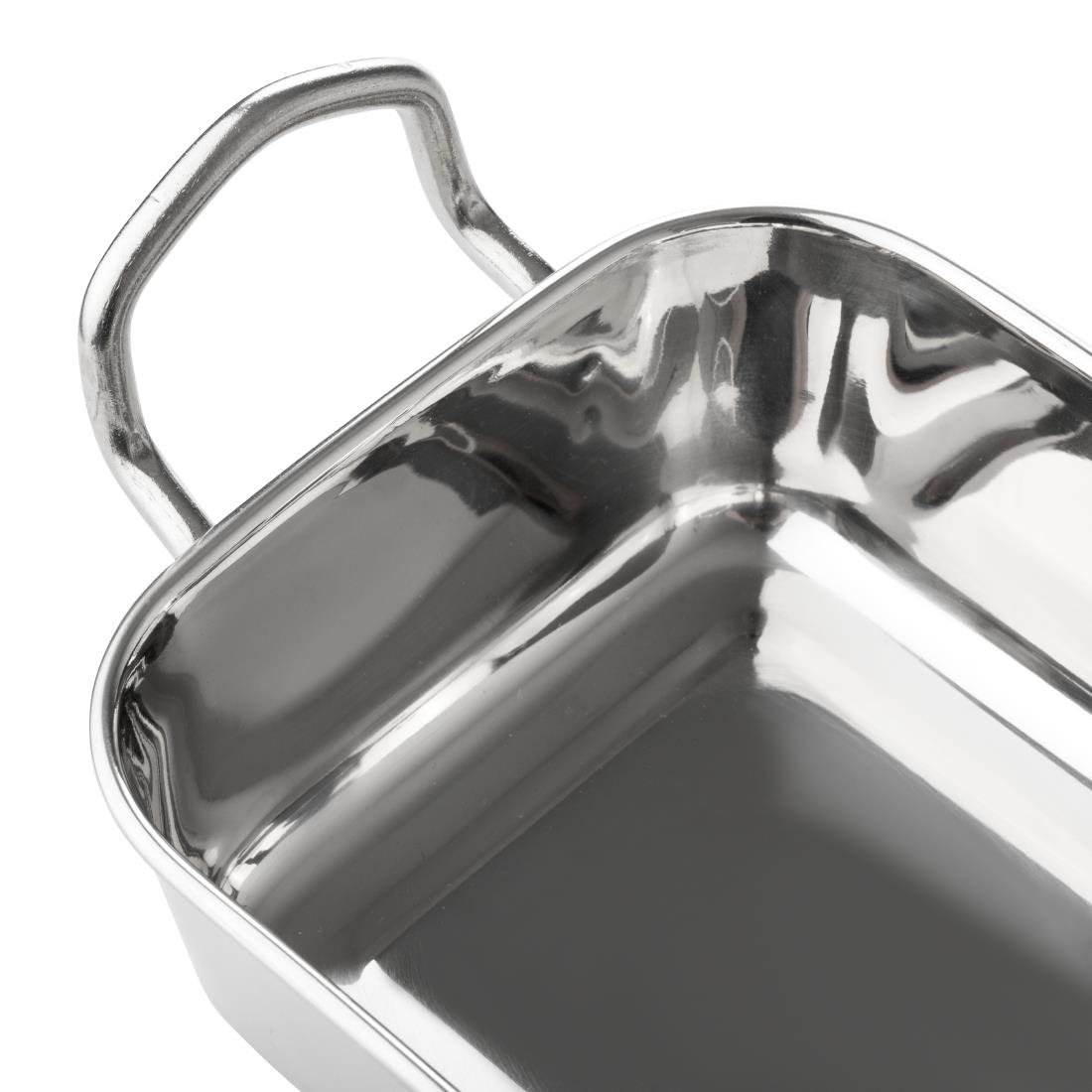 Olympia Tafel Presentatie Vierkant Schaal Roestvrij Staal 115X115mm