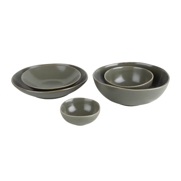 Olympia Build A Bowl diepe kom groen 15x7cm (6 stuks)