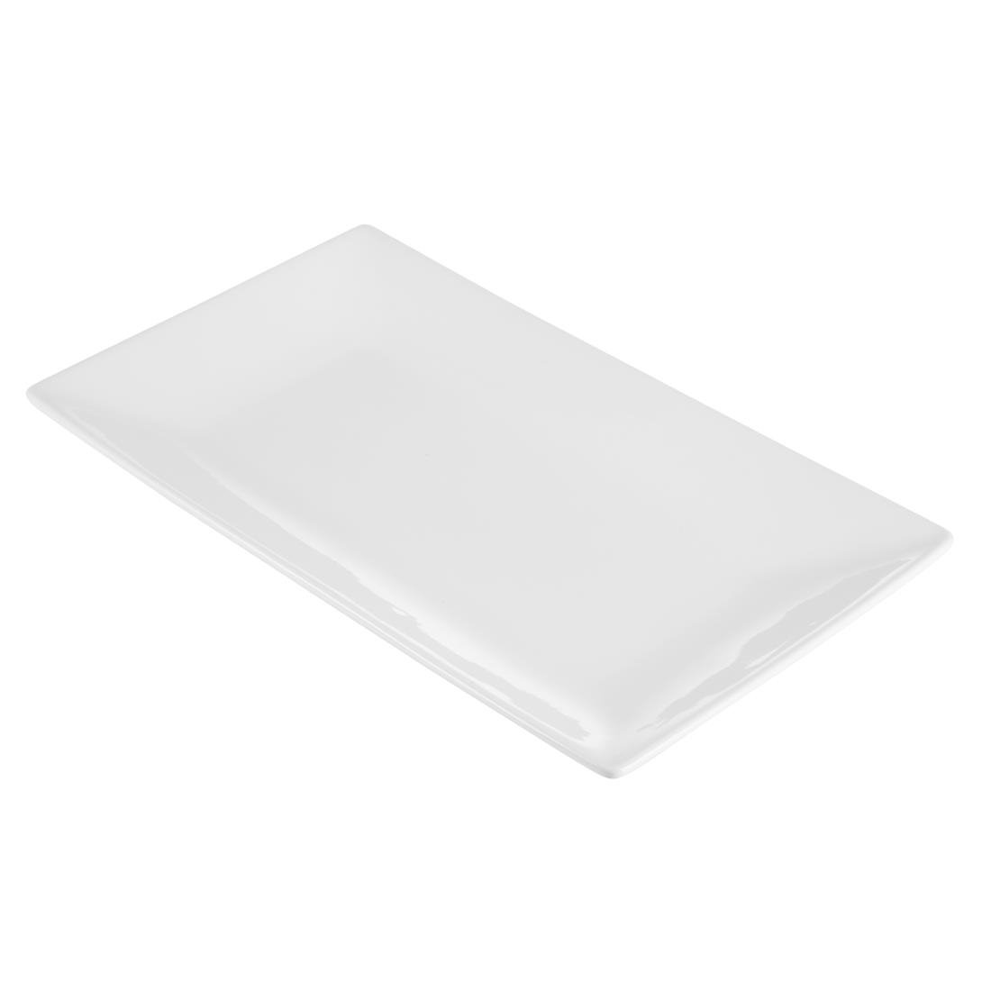 Olympia Whiteware rechthoekige serveerschalen 31x18cm (2 stuks)