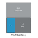 Vogue RVS GN set - 3x 1/3 met deksels