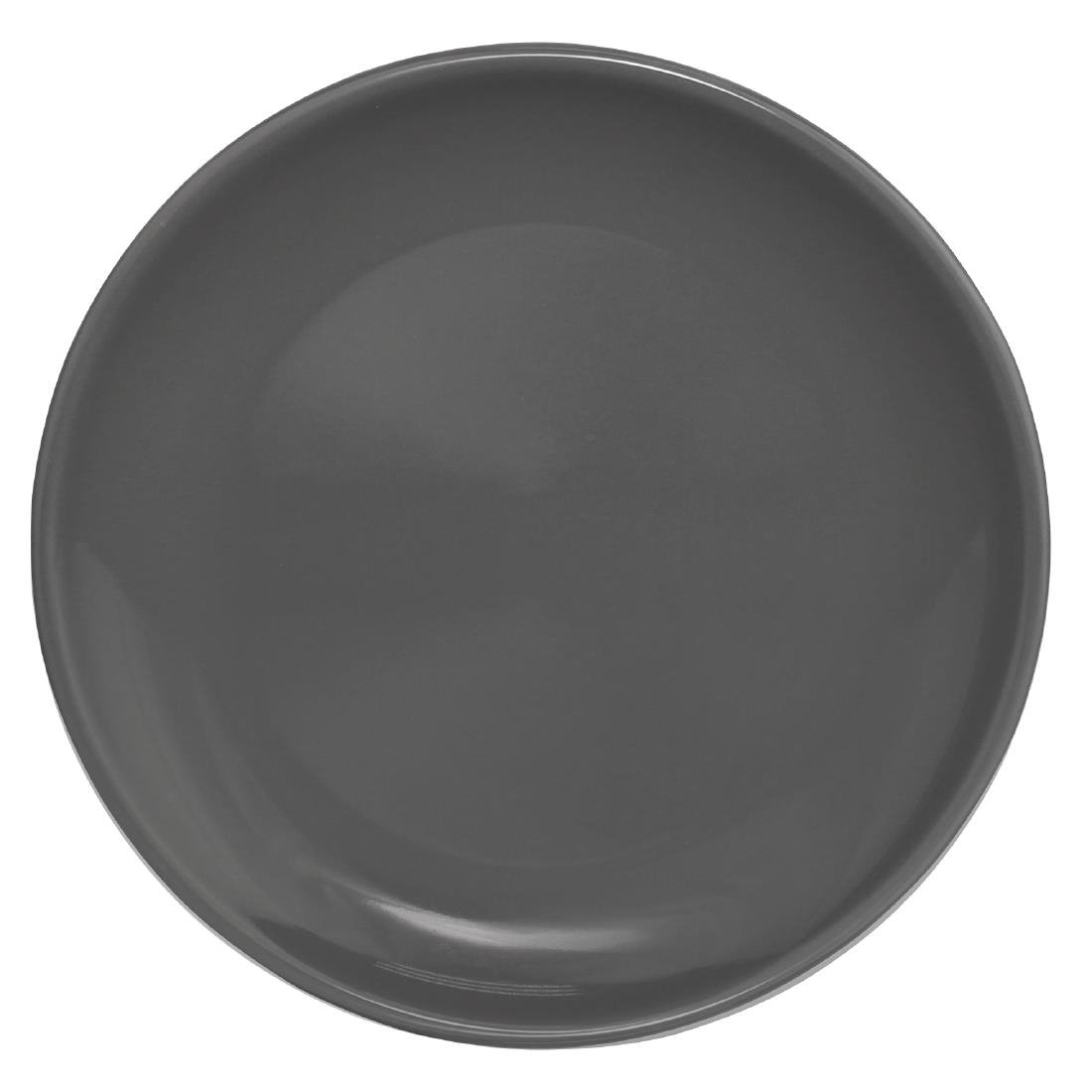 Olympia Café coupebord grijs 20cm (12 stuks)